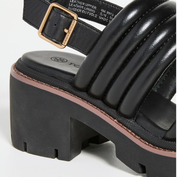 Tory Burch Women’s Lug Sole Heeled Sandal Size 9 - Picture 6 of 8